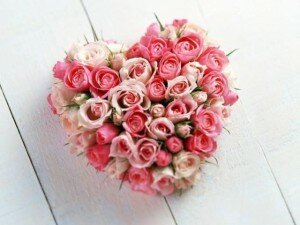 Сердечко из роз-1